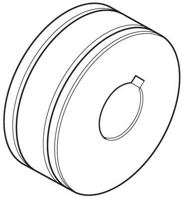 MIG Drive Rollers - OD30 x ID10 x W10mm (Keyed Centre)