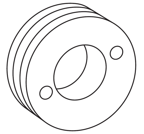 Drive Roller D30x10xW12 FC0.8/0.9 Suit 255MST/290MST/350MST/395MST/SWF106/SWF104 Weldclass