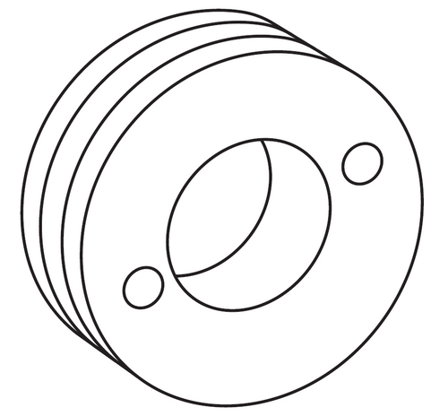 Drive Roller D30x10xW12 (Pin/Hole Drive) FC0.9/1.2 Suit 255MST/290MST/350MST/395MST/SWF106/SWF104 Weldclass