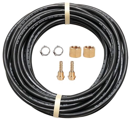 Hose Kit Argon/Co2/Inert (Black) 20m + Fittings Weldclass