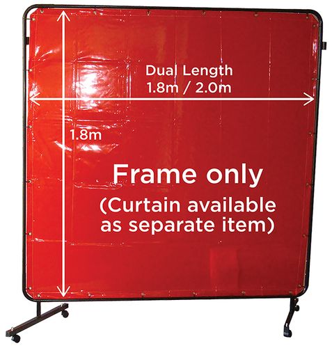 Curtain Frame Only Dual Length Suit 1.8x1.8m/1.8x2.0m Curtains/Blankets Weldclass