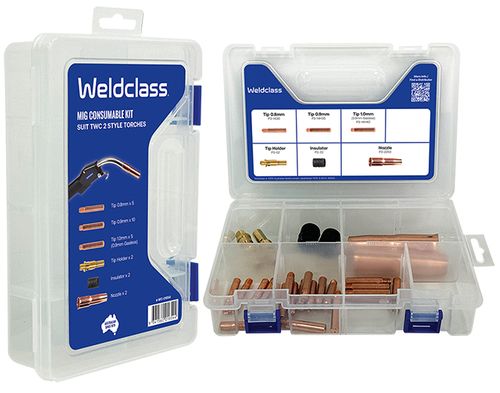 MIG PARTS KIT WITH STORAGE BOX TWC 2 WELDCLASS