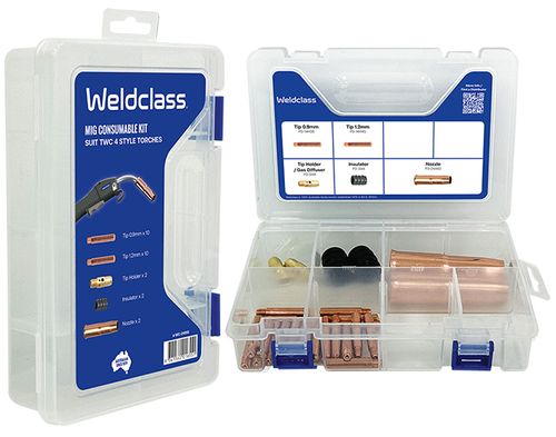 MIG PARTS KIT WITH STORAGE BOX TWC 4 WELDCLASS