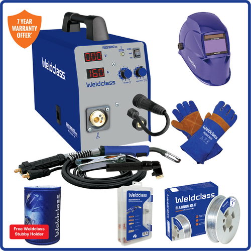 Welder MIG/Stick/TIG FORCE 160MST Combo Kit V1 Weldclass