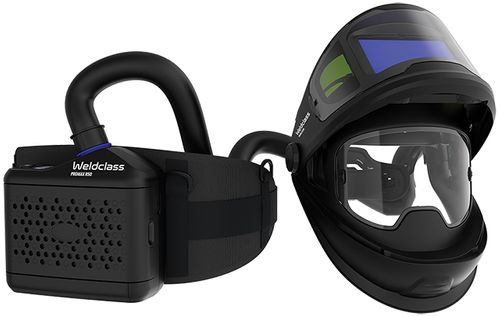 Welding Helmet PROMAX 850R PAPR Flip-Up with R50 Respirator Weldclass