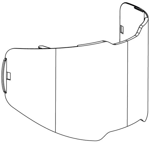 Lens Clear Outer 220x135mm Suit PROMAX 850R Pk5 Weldclass