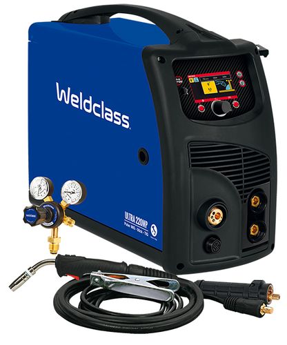 Welder MIG/Stick/TIG Weldclass ULTRA 220MP Dual-Pulse (Made In Italy)