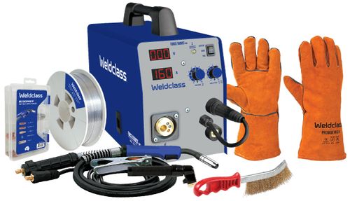 Welder MIG/Stick/TIG FORCE 160MST Ready Kit (5pc Bundle) Weldclass