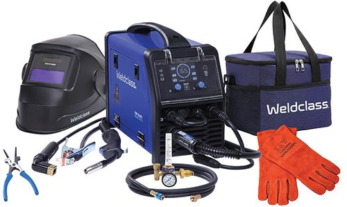 Welder MIG/Stick/TIG FURY 165 MPST Pulse (230V 10A) Value Kit Weldclass