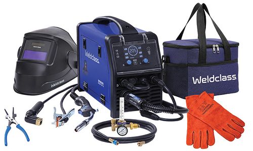 Welder MIG/Stick/TIG FURY 205 MPST Pulse (230V 10A) Value Kit Weldclass