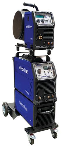 Welder MIG/Stick/TIG Weldclass FORCE 395MST Pulse  W/ Separate Wire Feeder & Toolbox