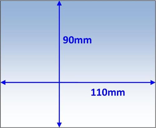 Lens Clear 110x90x1.0mm Suit Various Pk10 Weldclass