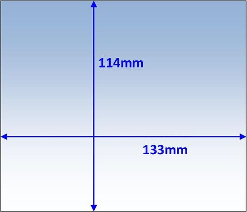 Lens Clear Outer 133x114mm Suit Various Pk10 Weldclass