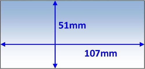 Lens Clear Inner 107x51mm Suit Various Pk5 Weldclass