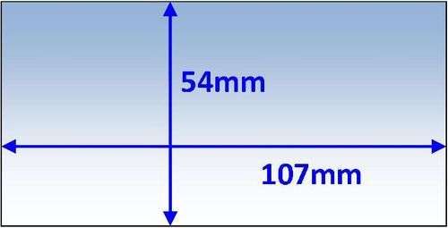 Lens Clear Inner 107x54mm Suit PROMAX 300 Pk5 Weldclass