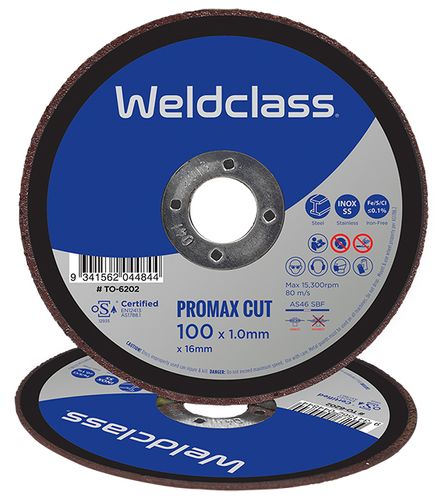 Cutting Disc PROMAX Inox Thin 100x1.0mm Weldclass