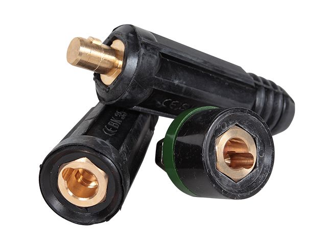 Dinse Style Welding Cable Plug Connector Different Sizes 10-25, 35-70 and  70-95