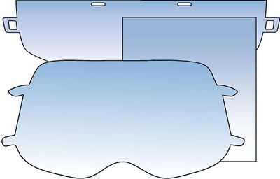 Clear Lenses for Auto Helmets - Grinding Visor Lenses