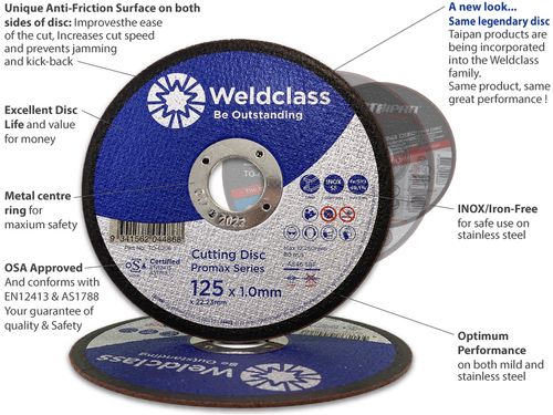 Cutting Discs - PROMAX Ultra-Thin Inox (Taipan Original)