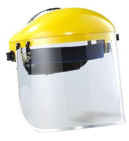 Clear full face store visor