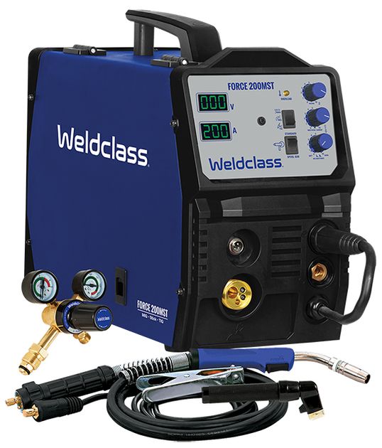 FORCE 200MST MIG Stick TIG Welder Weldclass Australia
