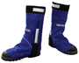 Spats - PROMAX BLUE Leather Hook & Loop Fastening
