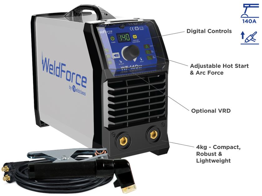 WELDFORCE 140ST Stick & TIG Welder Weldclass Australia