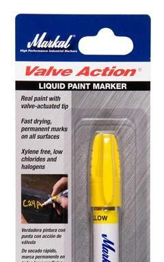 Markal Valve Action Paint Markers (per each) 