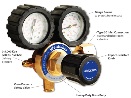 Regulator - Nitrogen 5,000 Kpa