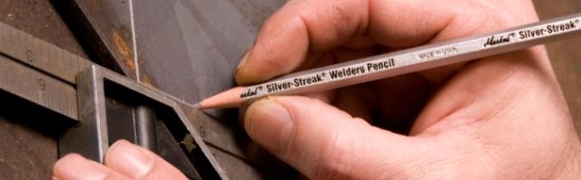  Markal 96105 Red-Riter/Silver-Streak Welder Pencil, 1 Red-Riter  and 2 Silver Streak Pencils : Office Products