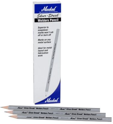  Markal 96105 Red-Riter/Silver-Streak Welder Pencil, 1 Red-Riter  and 2 Silver Streak Pencils : Office Products