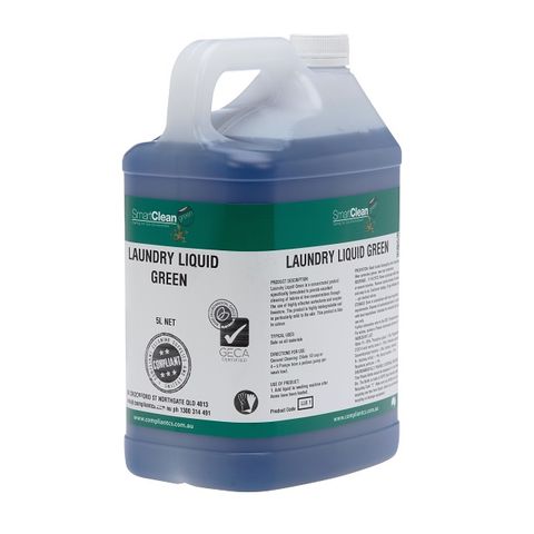 5L Laundry Liquid Green GECA Approved