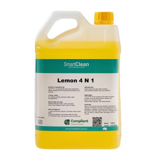 5L   Lemon 4 N 1. Disinfectant Deodorant Cleaner