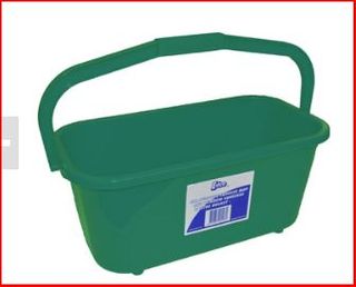 Window rectangle bucket GREEN 11L 35cm