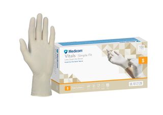 Latex Gloves Powder Free Small box of 100