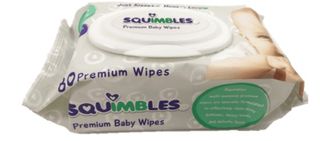 Baby Wipes Squimbles Brand PREMIUM 1x pack of 80