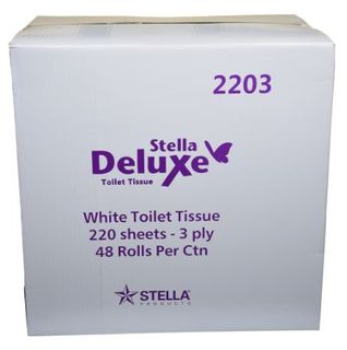 2203  3ply 190sh Toilet Roll  48 Rolls/Ctn Premium