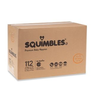 Size 6  Squimbles Extra Extra Large 112/ctn  16kg +