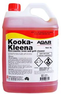 5L Agar KOOKA-KLEENA Non-caustic Oven & Grill Cleaner