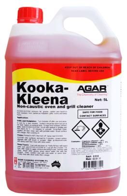 5L Agar KOOKA-KLEENA Non-caustic Oven & Grill Cleaner