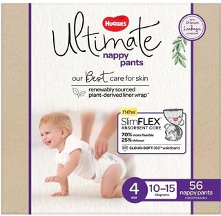 Huggies Nappy Pants SIZE 4  10-15kg  56/ctn TODDLER