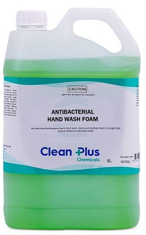 5L Clean Plus Antibacterial Foam Soap  95602
