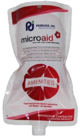 Peerless Microaid Amenities Cleaner 1L Pouch