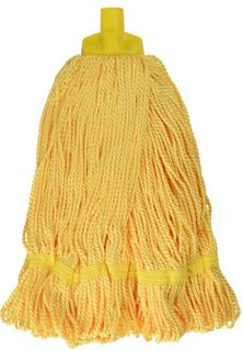 Microfibre Round Mophead Yellow