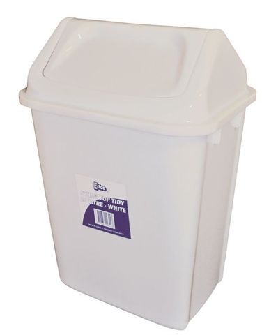 20L WHITE Bin Swing Top - 19324