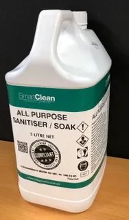 5L All Purpose Sanitiser__Soak. SURFACES/TOYS/UTENSILS/SAND