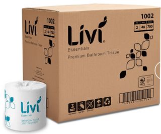 1002  2ply 700sh Toilet Roll 48 Rolls/Ctn  Vir paper