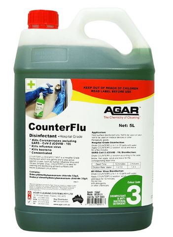 5L Agar Counter Flu Anti-Viral Disinfectant