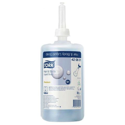 Tork 420601 Hair & Body Liquid Soap 6x1000ml