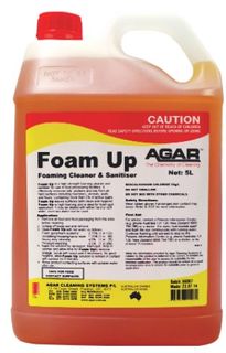 5L Agar Foam Up. Thick Cleaner & Sanitiser